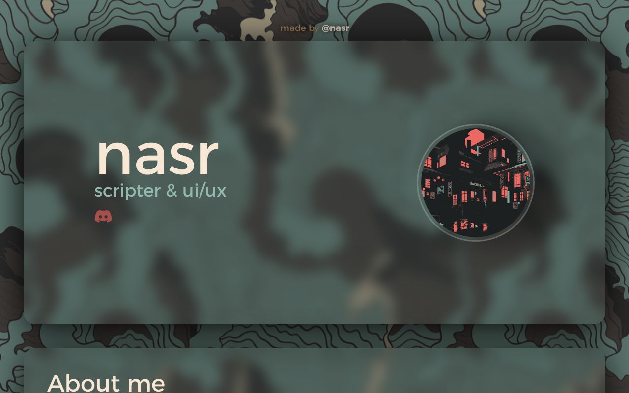 Carrd profile picture for @nasr